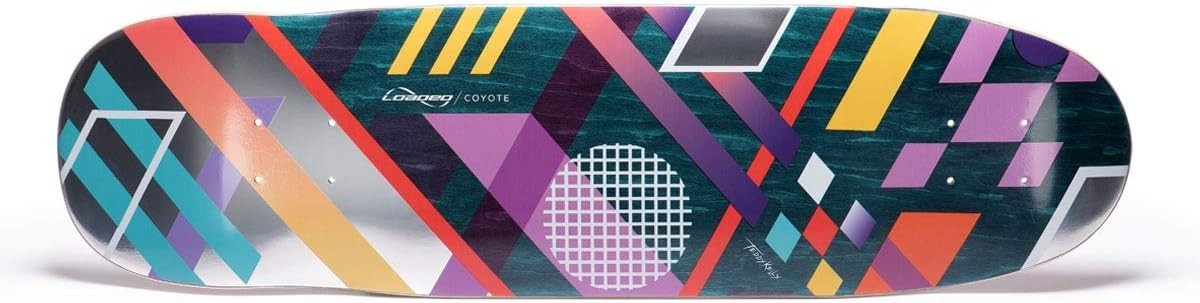 Coyote Longboard Deck – 30.75" x 21.3cm Maple, 65mm Wheels, Griptape