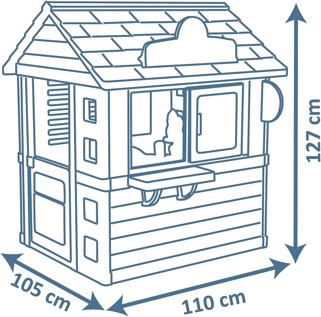 Kids Snack Shop Playhouse Garden Cabin Ice Cream Kitchen Outdoor Toy