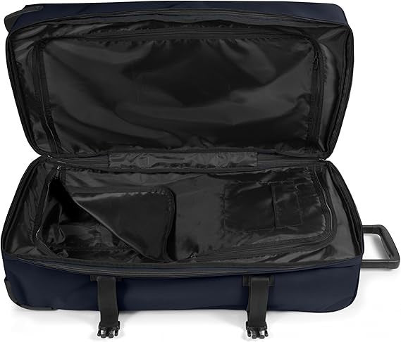 Large Soft Travel Suitcase Wheeled Trolley Double Compartment Vegan Luggage