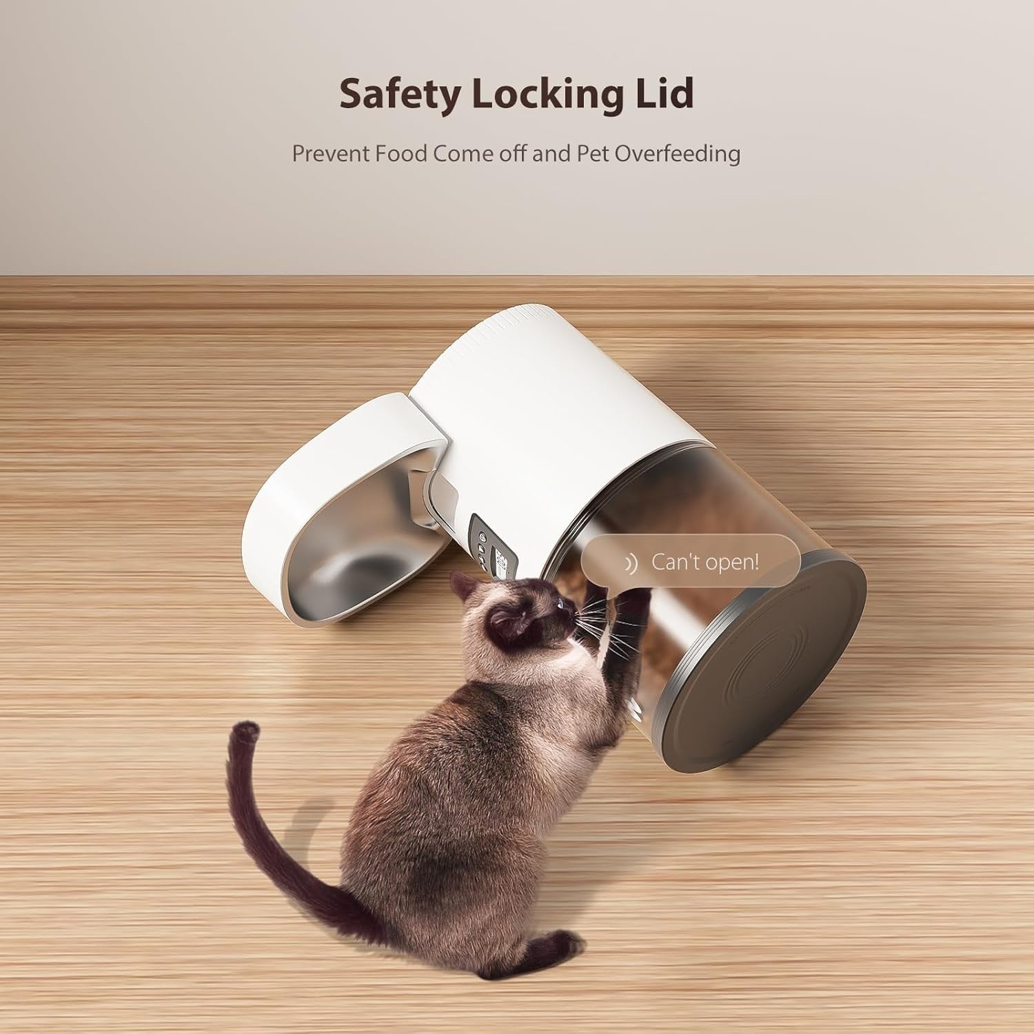 Automatic Pet Feeder 3L Programmable Timer Food Dispenser LCD Control