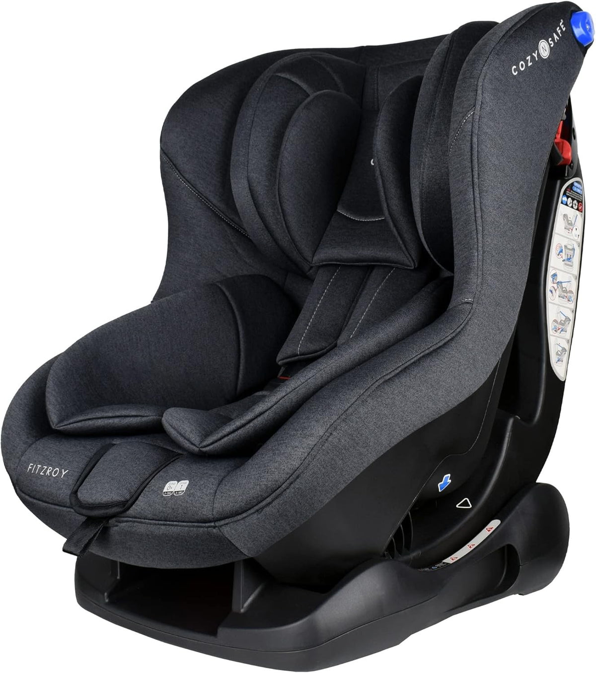 Child Car Seat 0–18kg Rear & Forward Facing 5 Point Harness Birth–4Y
