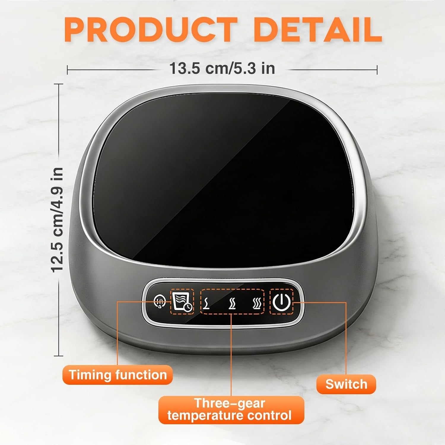Coffee Mug Warmer 3 Temp USB Desk Cup Heater Auto Shut Off