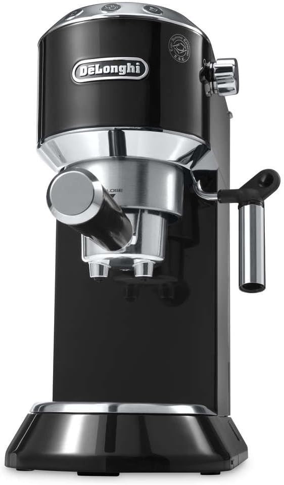 15-Bar Espresso Machine with Milk Frother | Fast Heat-Up | Slim 1L