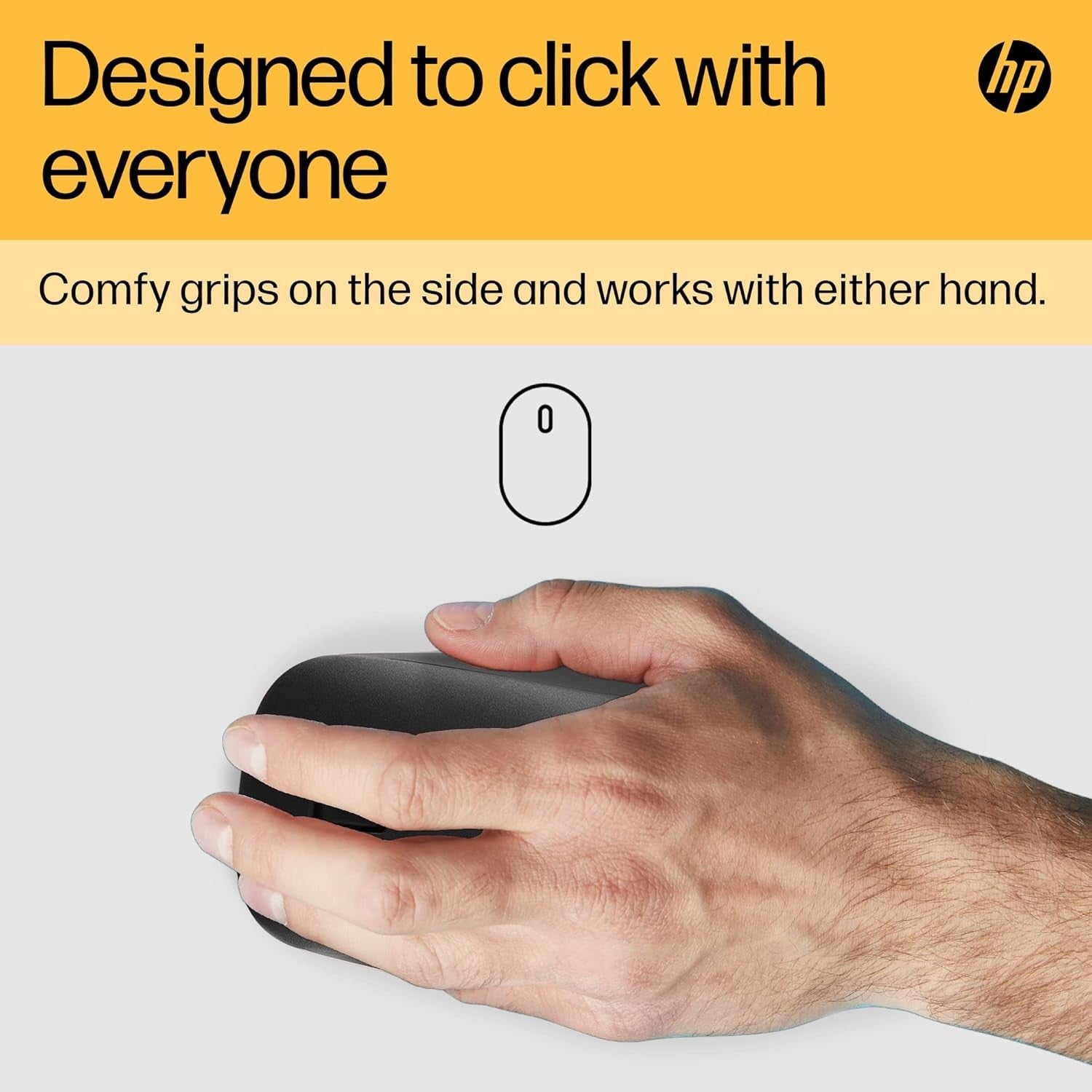 Slim Bluetooth Mouse Multi-Surface 12 Month Battery Silver