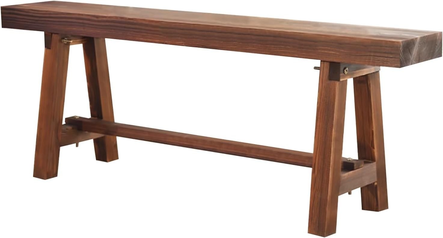 Rustic Farmhouse Wooden Bench – Dining, Entryway & Bedroom Seating 180x28x42cm