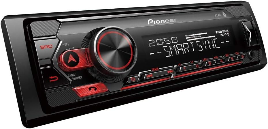 1 DIN Bluetooth Car Stereo USB AUX Spotify Android iOS