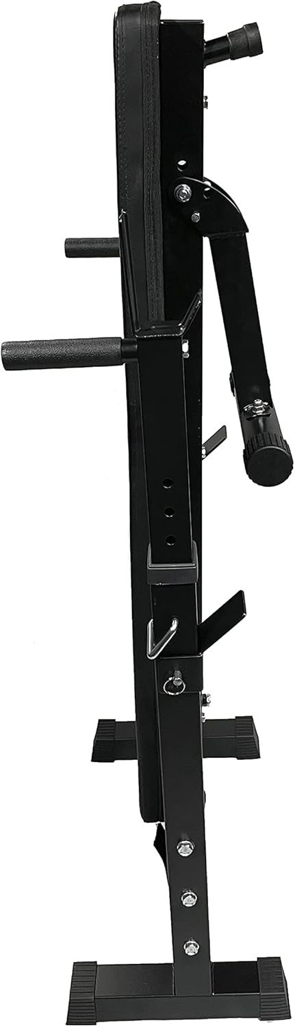 4 in 1 Folding Weight Bench Incline Decline Dip Station 200kg Home Gym