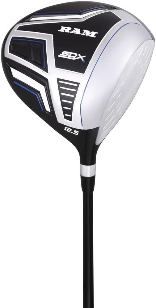 Mens Left Hand Golf Club Set Driver Hybrids Irons Putter Stand Bag