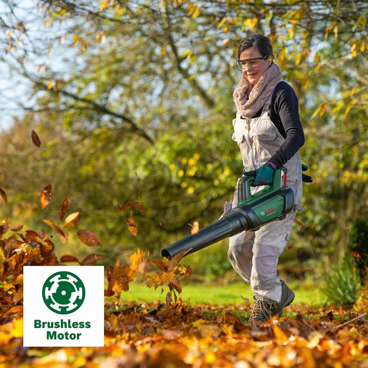 36V Cordless Leaf Blower High Power Lightweight Garden Cleaner with Battery
