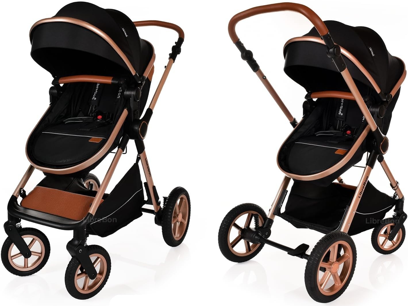 3in1 Baby Pushchair Pram Travel System Lightweight Foldable Newborn Toddler