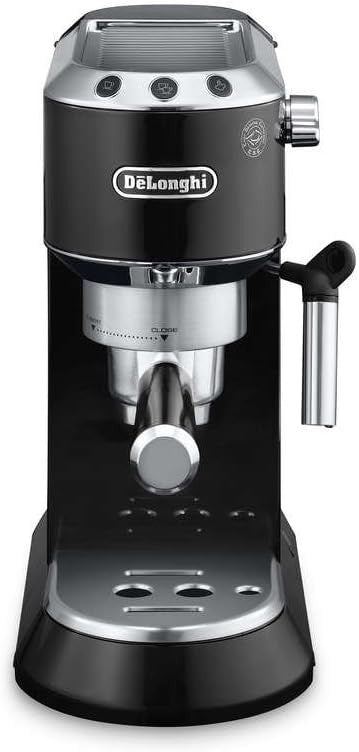 15-Bar Espresso Machine with Milk Frother | Fast Heat-Up | Slim 1L