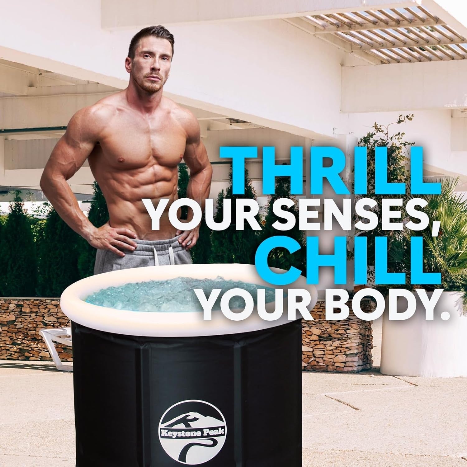 Portable Cold Plunge Tub for Adults | Inflatable Ice Bath for Sports Recovery