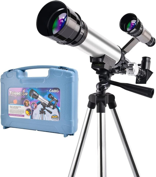 Kids 60mm Refractor Telescope High Magnification Tripod Beginner Science Kit