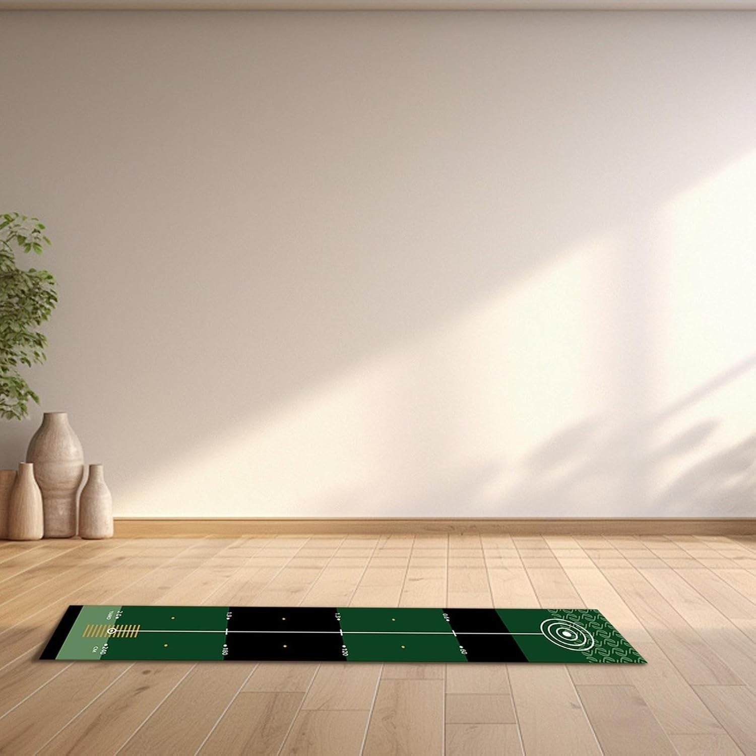 Golf Putting Mat 29” Indoor Practice Training Green Alignment & Return Ball