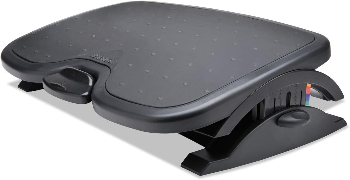 Under Desk Foot Rest Ergonomic Adjustable Tilt SmartFit Office Stool