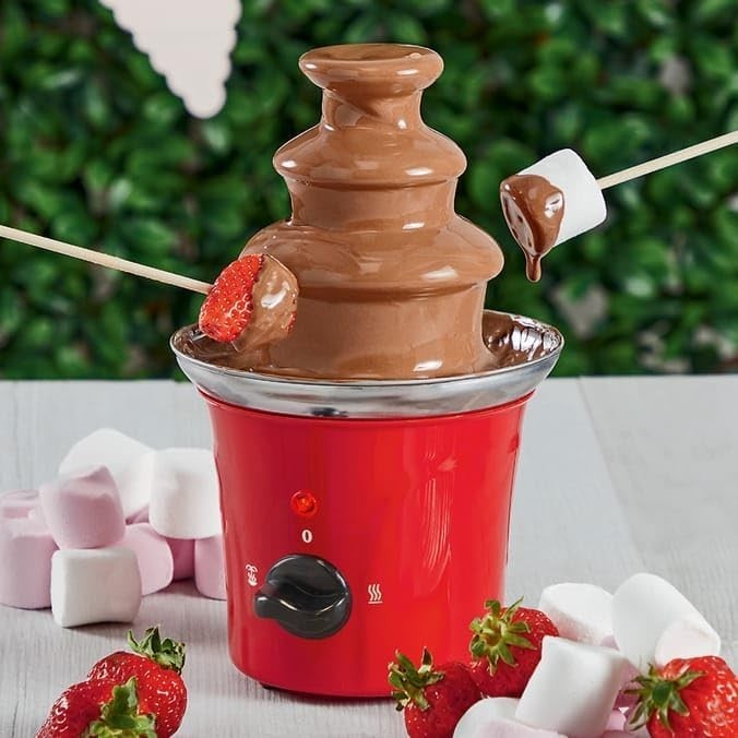 3 Tier Chocolate Fountain Machine Mini Electric Fondue Party Set