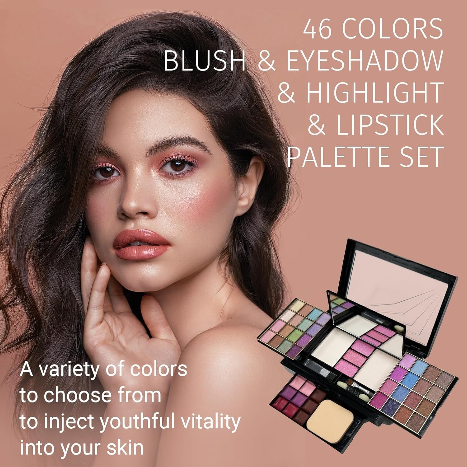 All In One Makeup Set Travel Kit Matte Eyeshadow Gift