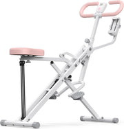 Foldable Squat Row Machine Glute & Leg Trainer Adjustable Resistance Workout