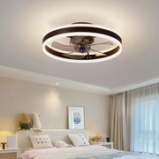 Blendra 50CM Modern Ceiling Fan with Light, 6-Speed, Dimmable LED, Remote