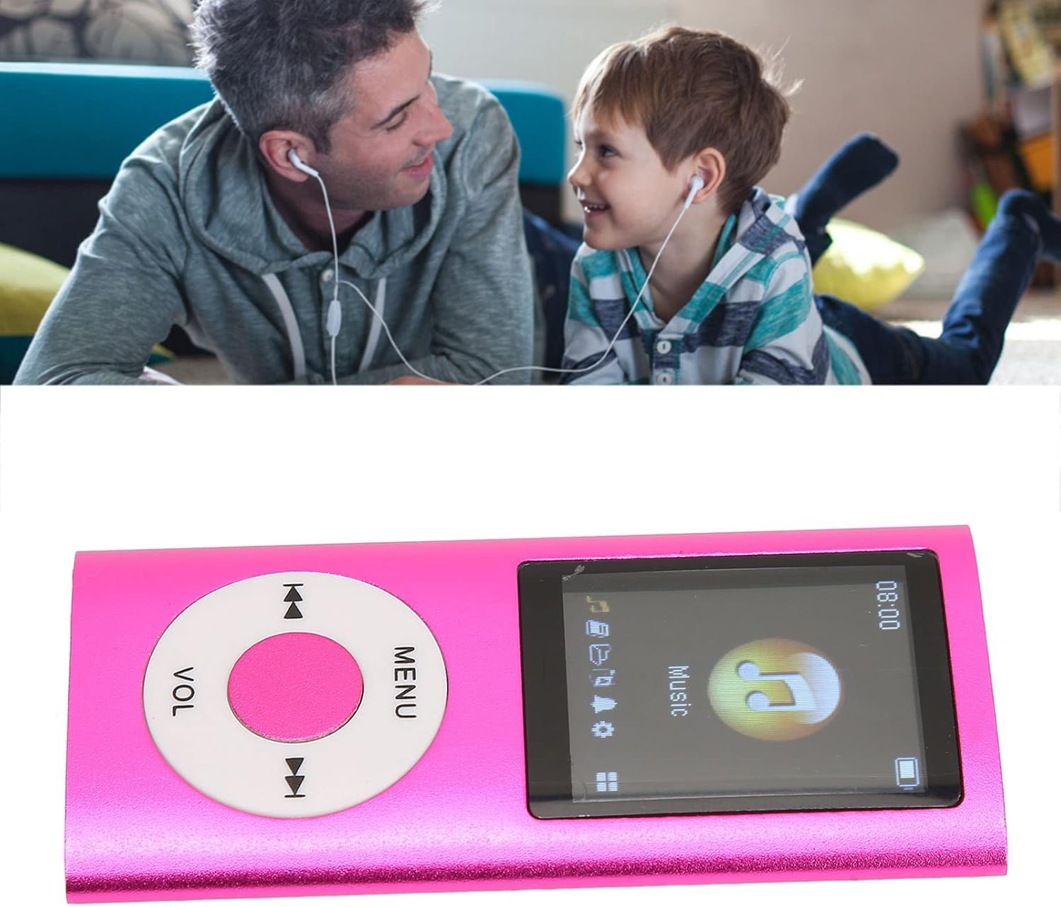 Bluetooth MP3 Player 1.8" LCD Screen Ultra Thin Portable