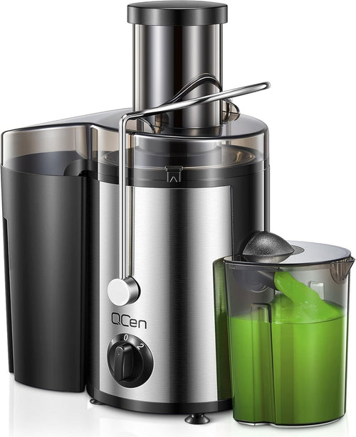 500W Centrifugal Juicer 76mm Wide Chute Whole Fruit 2 Speed Easy Clean