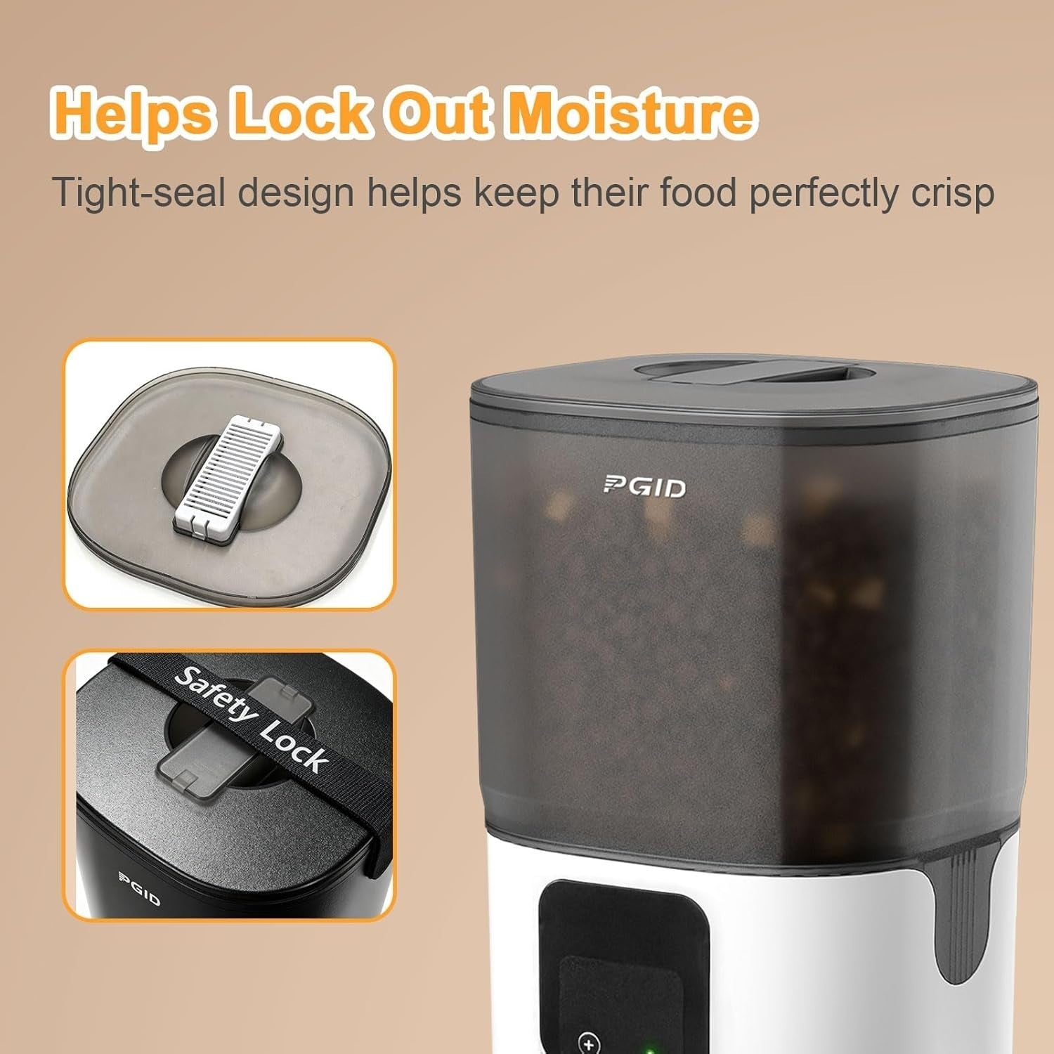 WiFi Automatic Cat Feeder 6L Smart Pet Food Dispenser App Control
