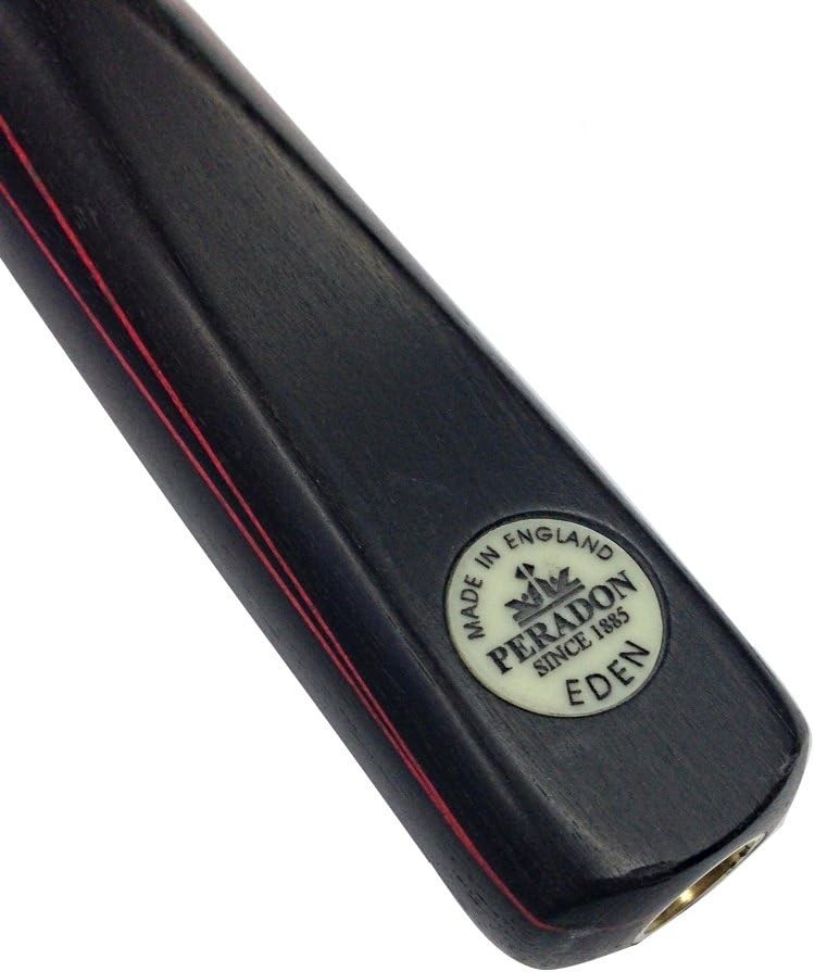 Hand Spliced 3/4 Snooker Cue 58in Ash Shaft Ebony Splice Pro Feel