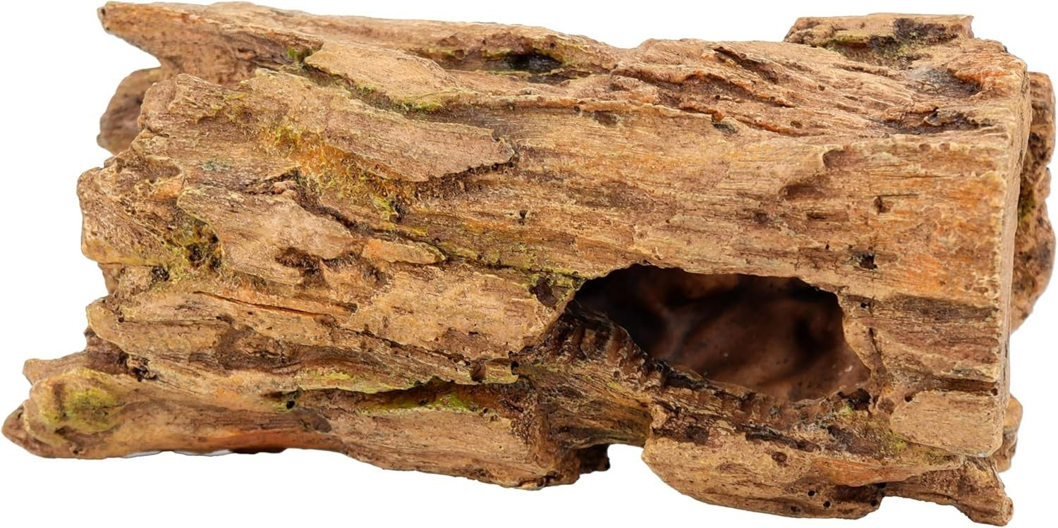 Swim Through Driftwood Aquarium Ornament 250mm Natural Resin Fish Cave Decor