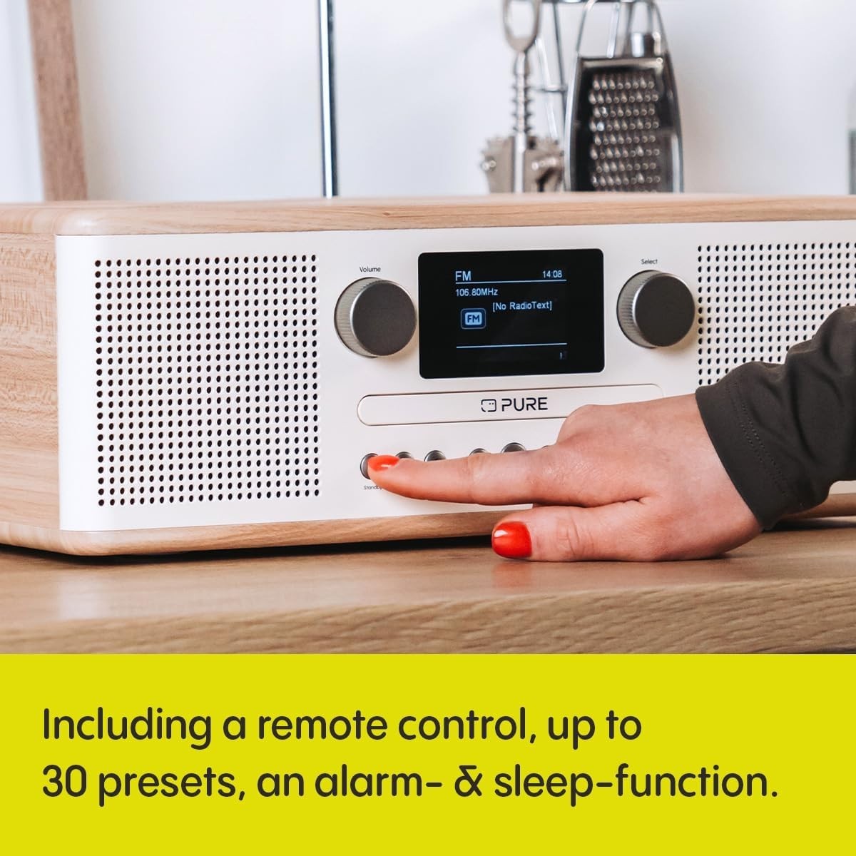 Compact CD DAB+ FM Bluetooth HiFi Stereo System AUX USB Alarm Sleep Timer