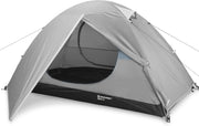 1 Person Ultralight Camping Tent Waterproof 3-4 Season Grey