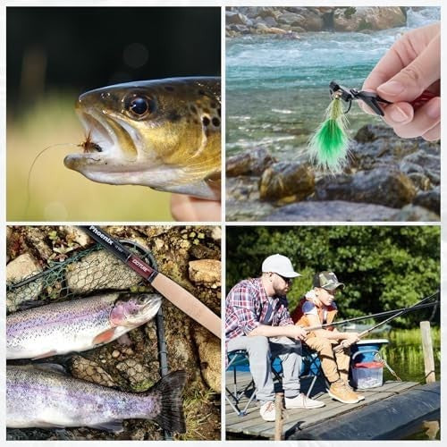 Travel-Friendly 12ft Tenkara Fishing Rod Kit with Cork Handle