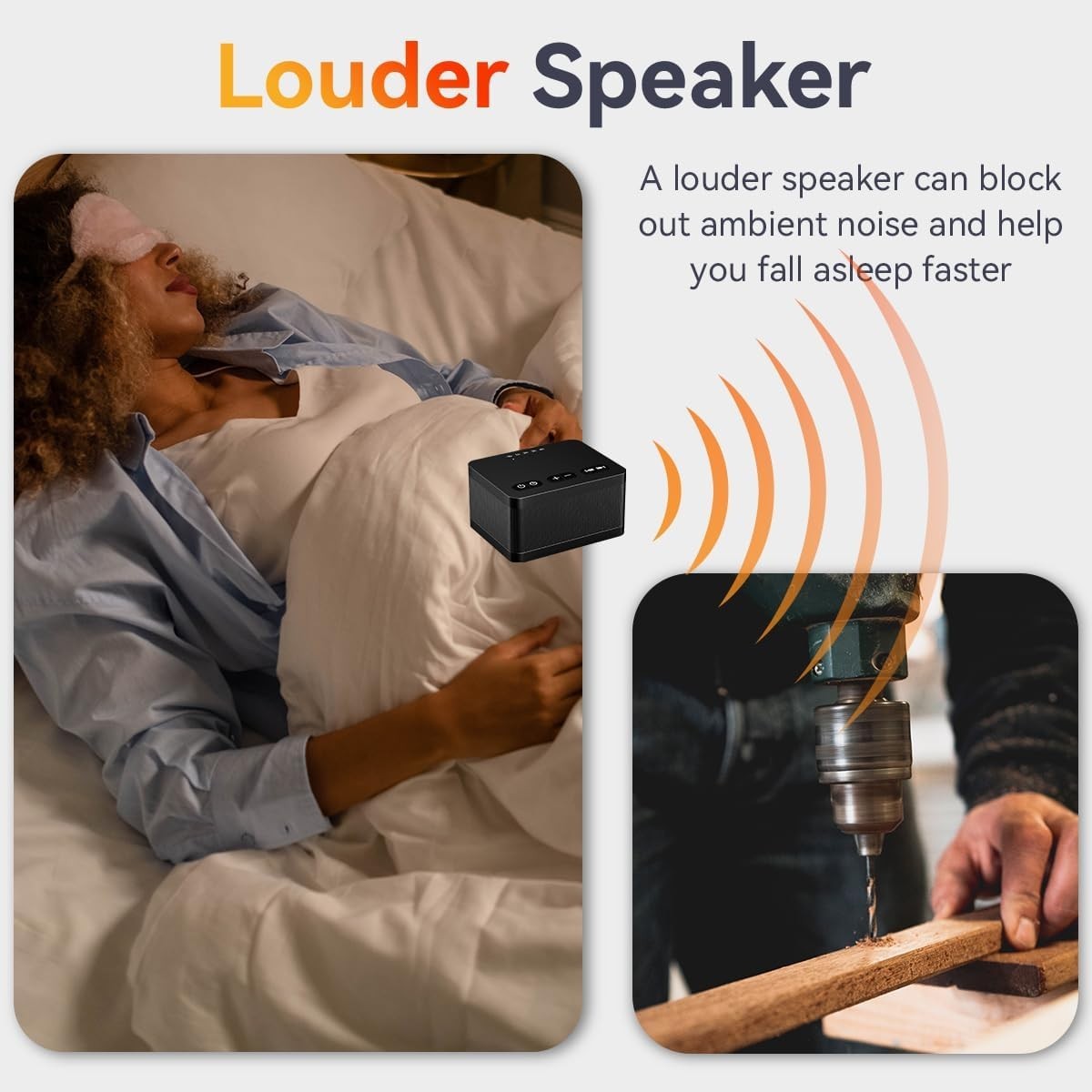 White Noise Sound Machine 30 Soothing Sounds 36 Volume Levels Sleep Aid