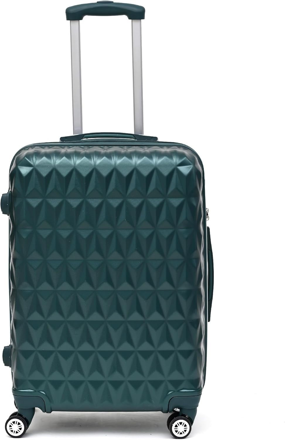 24 Inch ABS Check In Suitcase Lightweight Hard Shell Spinner Wheels