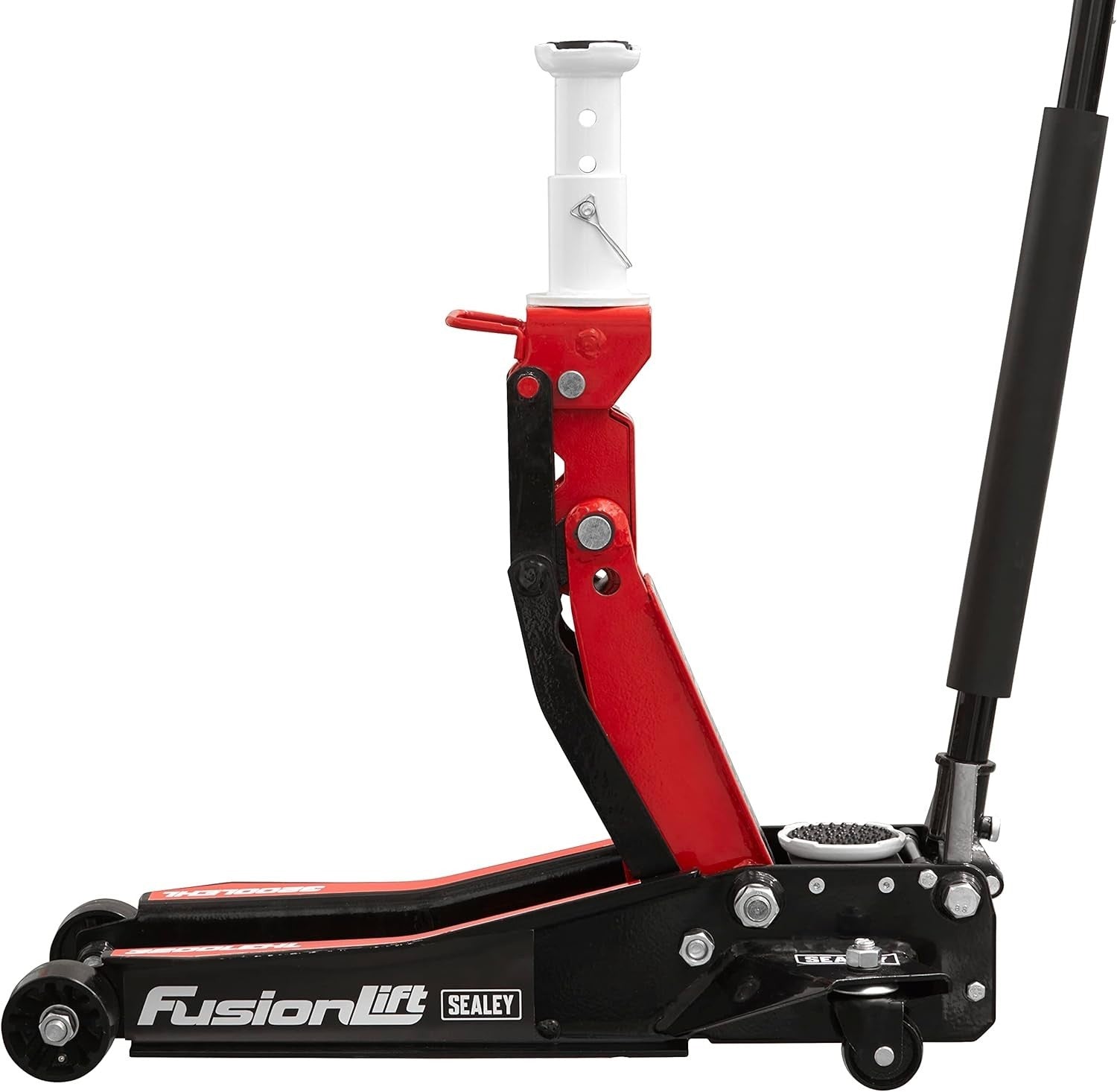 3 Ton Low Profile High Lift Trolley Jack Super High Reach Rocket Lift 98–770mm