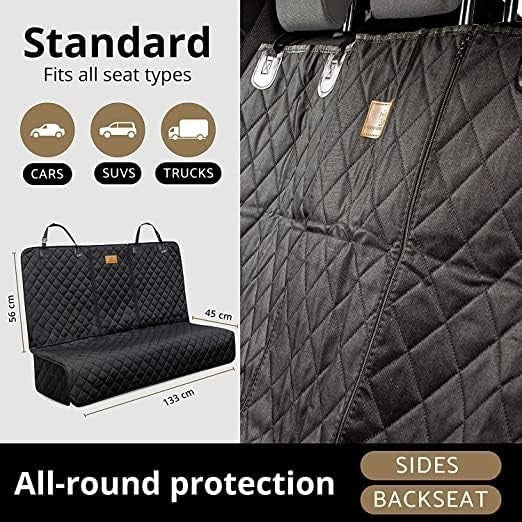 Waterproof Dog Car Seat Cover ISOFIX Non Slip Scratch Proof Washable