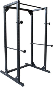 Heavy Duty Adjustable Power Rack Cage 18-Position Pull-Up Bar Home Gym