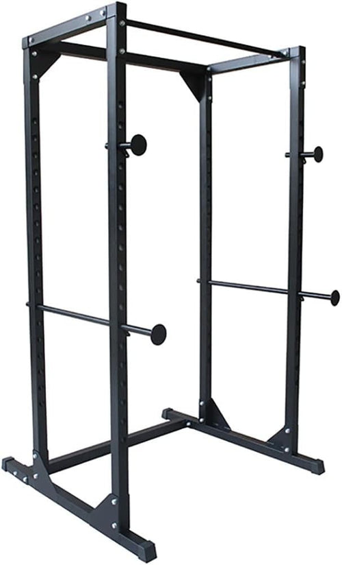 Heavy Duty Adjustable Power Rack Cage 18-Position Pull-Up Bar Home Gym