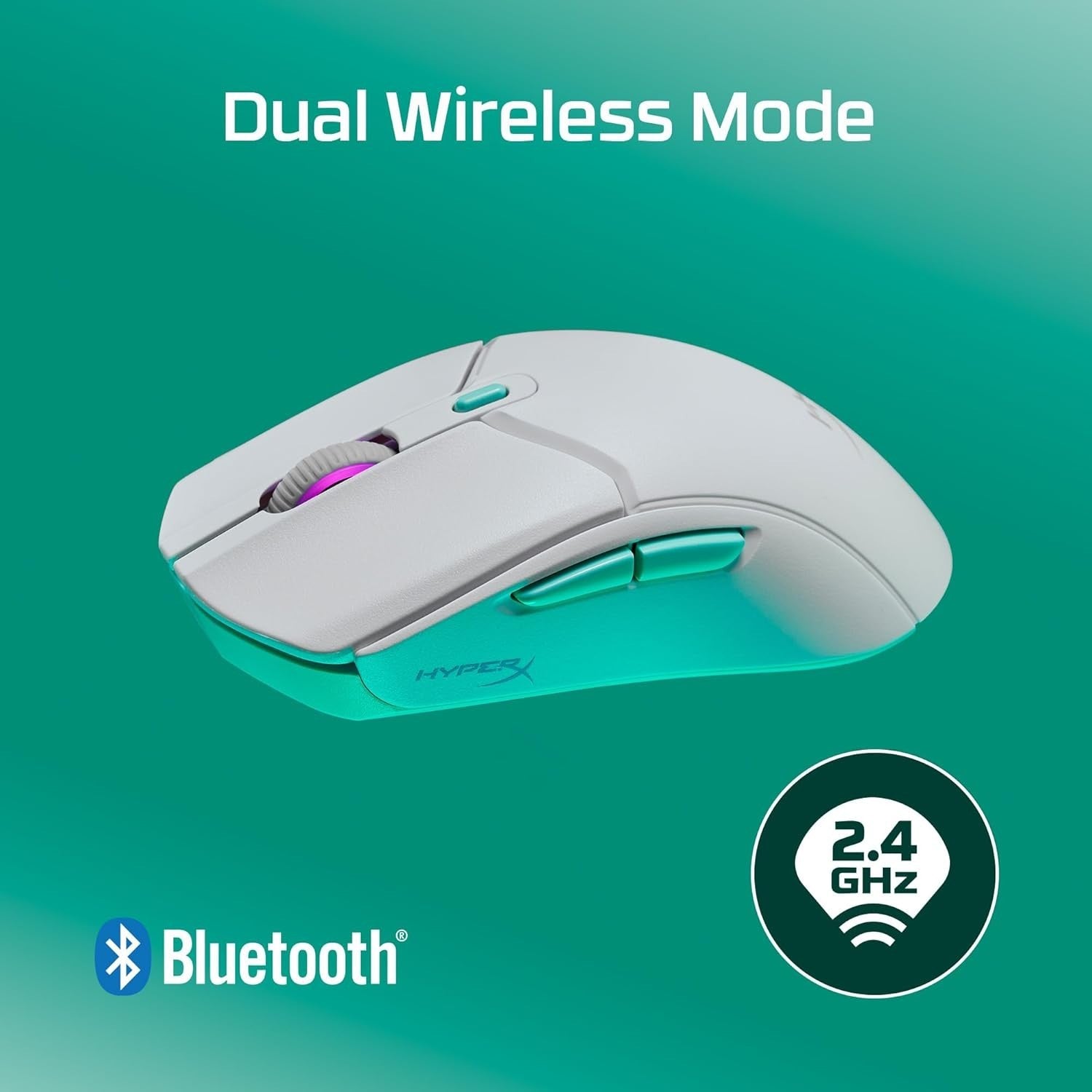 Wireless Gaming Mouse Lightweight 70g Dual Mode 100Hr Battery Pro Sensor