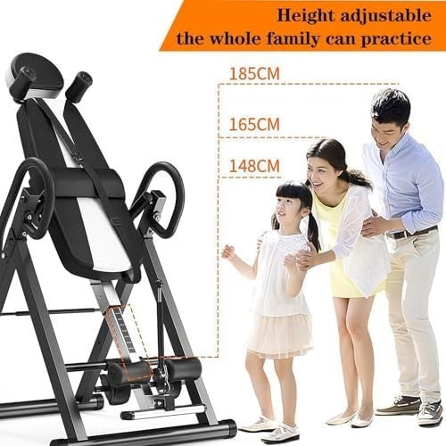 Adjustable Foldable Inversion Table Heavy Duty Back Pain Relief