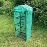 4 Tier Reinforced Greenhouse Cover Heavy Duty with Roll-Up Door 49x69x160cm