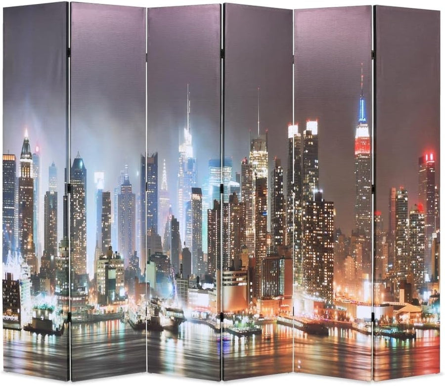 New York City Folding Room Divider 228x170cm Photo Print Privacy Screen