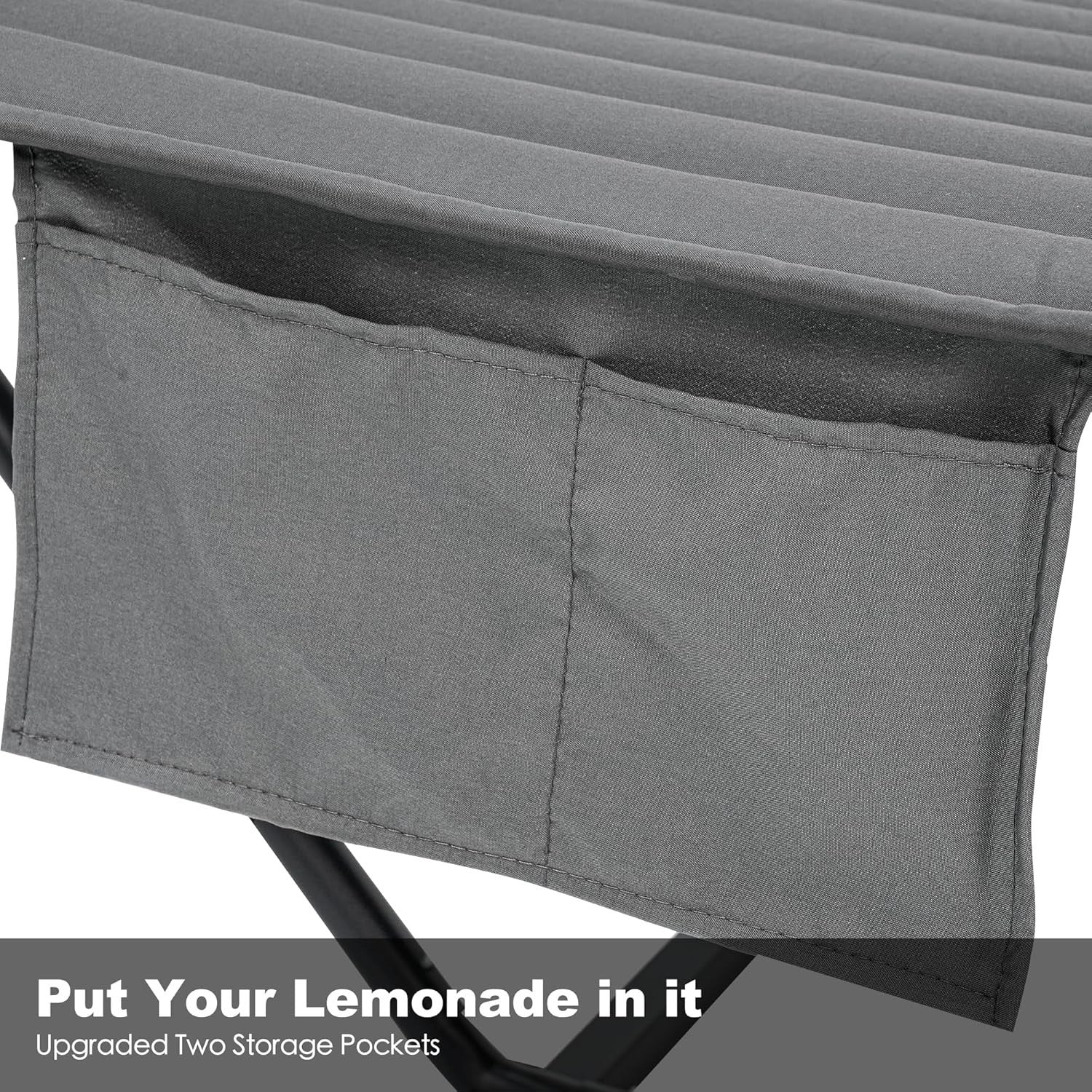 2 Person Outdoor Hammock with Stand, 12ft Heavy-Duty Frame, 475lbs Max