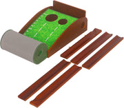 Indoor Putting Green Solid Wood Golf Mat Anti Slip Training Practice Aid
