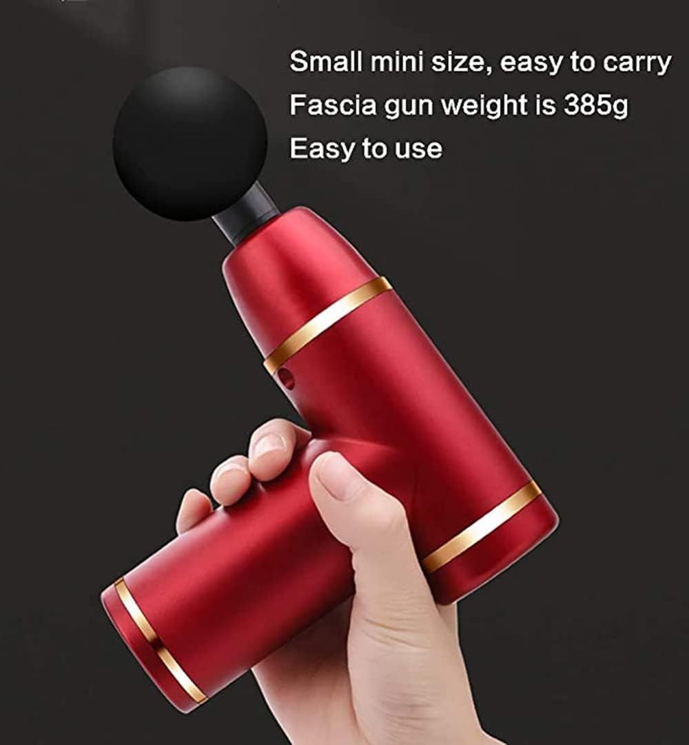 Compact Massage Gun Deep Tissue Percussion Quiet 8 Speed Handheld Muscle Aid