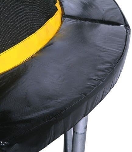 8ft Round Garden Trampoline w Safety Net Ladder Anchor Kit UV Mat