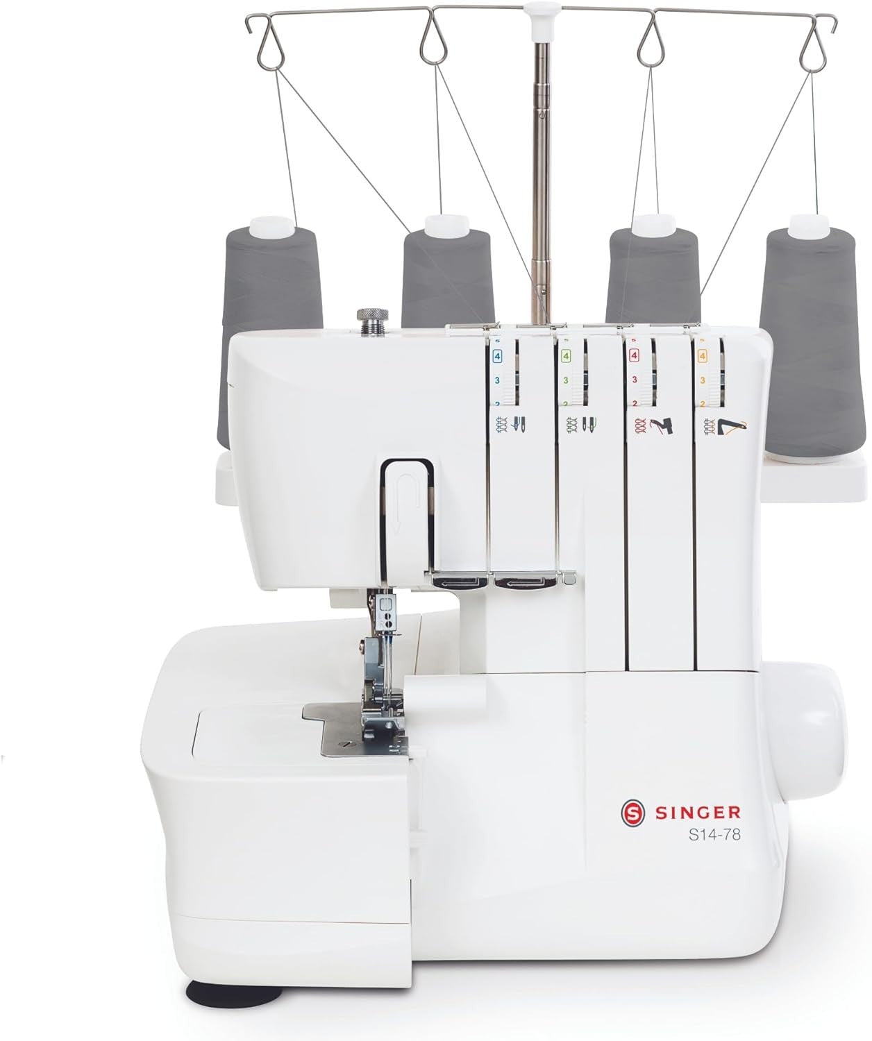 Serger Overlock Sewing Machine 2 3 4 Thread Differential Feed White