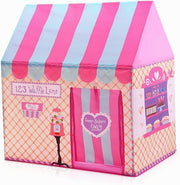 Kids Ice Cream Shop Play Tent Indoor Outdoor Bakery Playhouse Pink