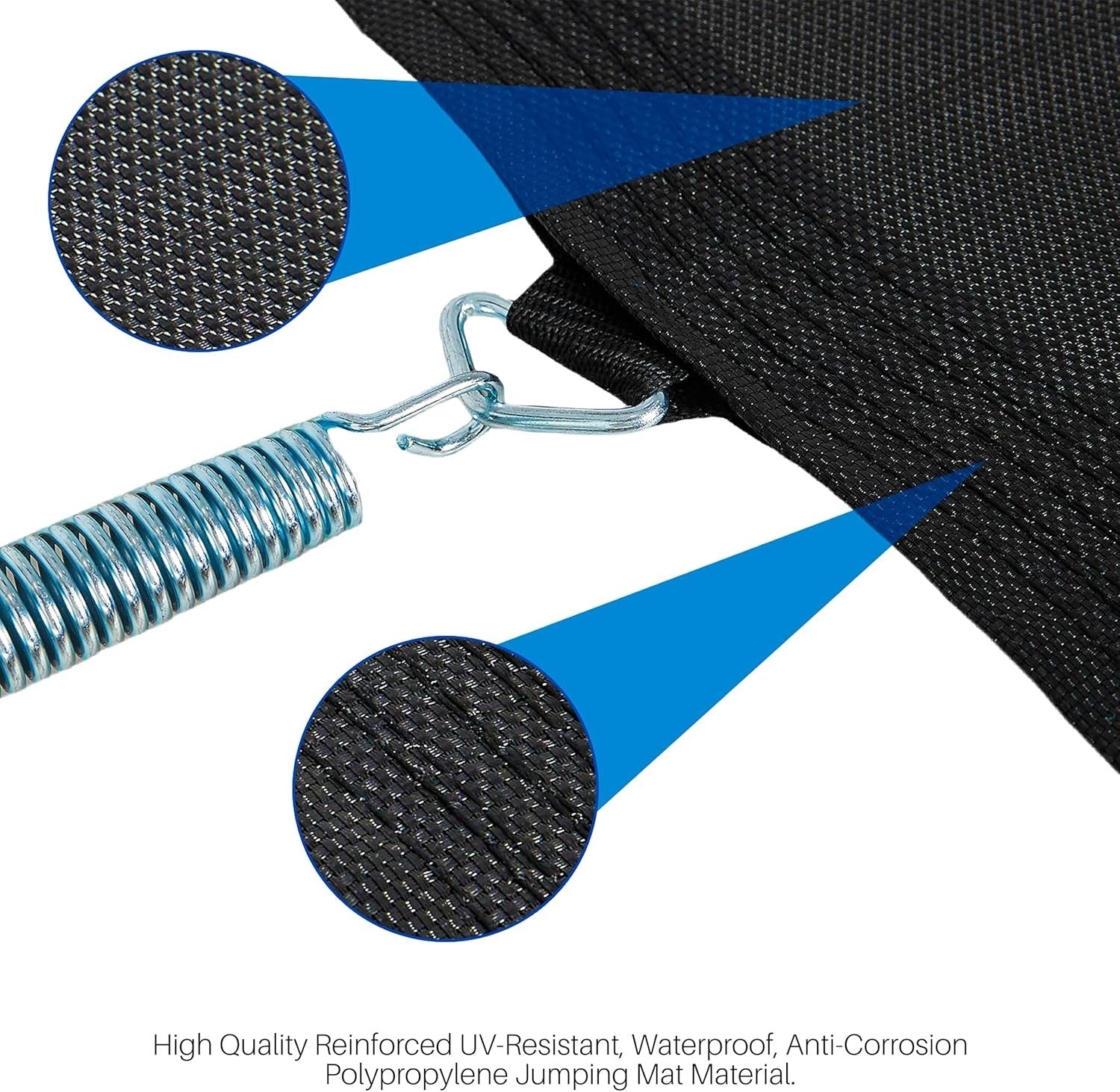 10FT Outdoor Garden Trampoline Safety Net ASTM Heavy Duty Frame