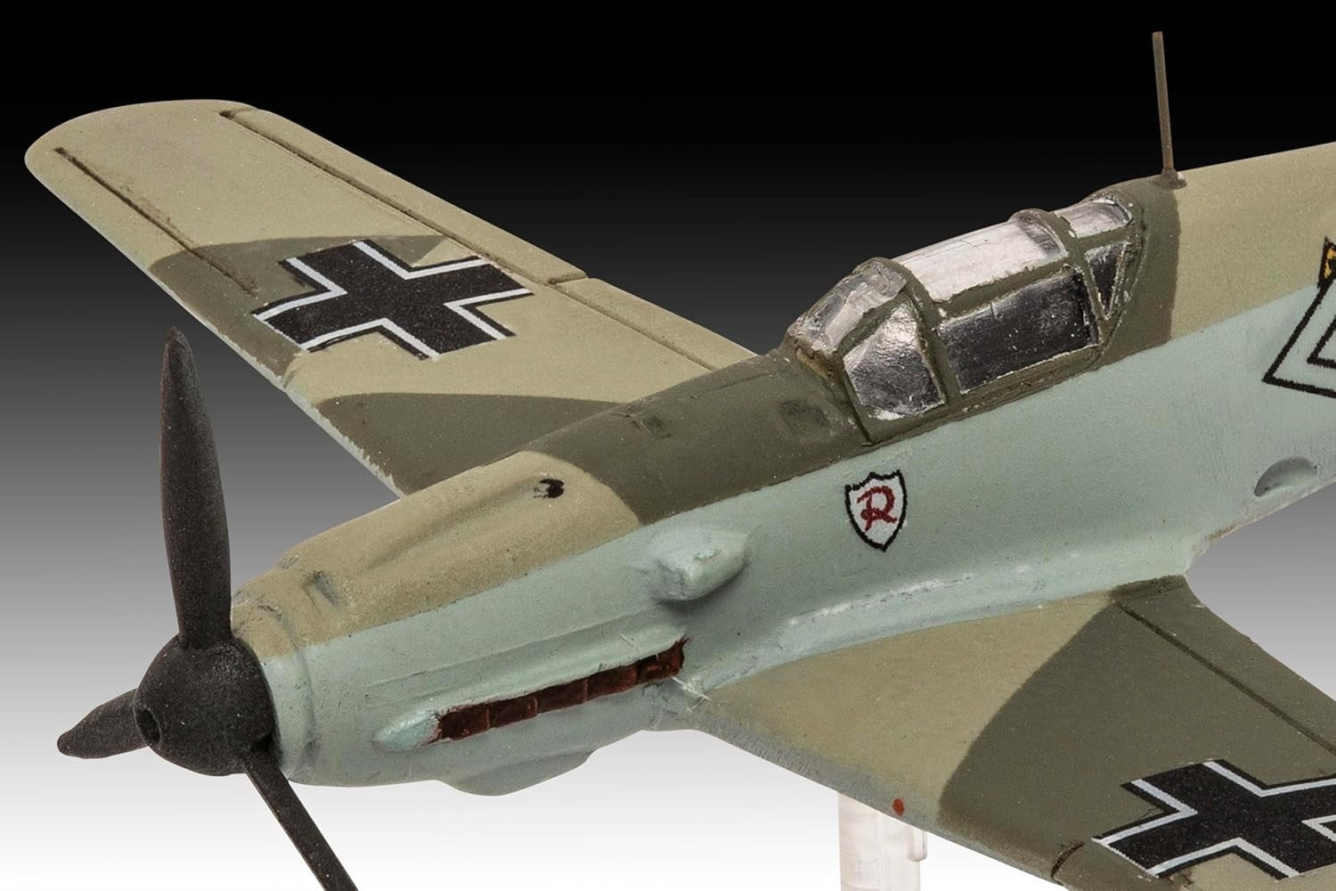 1:144 Scale Messerschmitt Bf109E & Junkers Ju87B Stuka Military Model Kit
