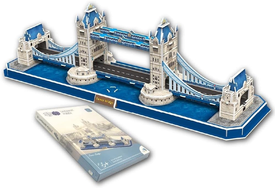3D Tower Bridge Puzzle DIY Model Kit for Adults Kids Educational Fun